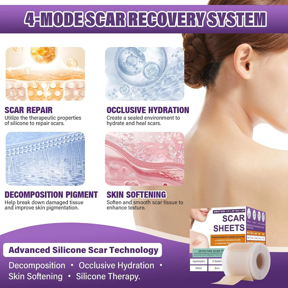Medical Grade Silicone Scar Sheets