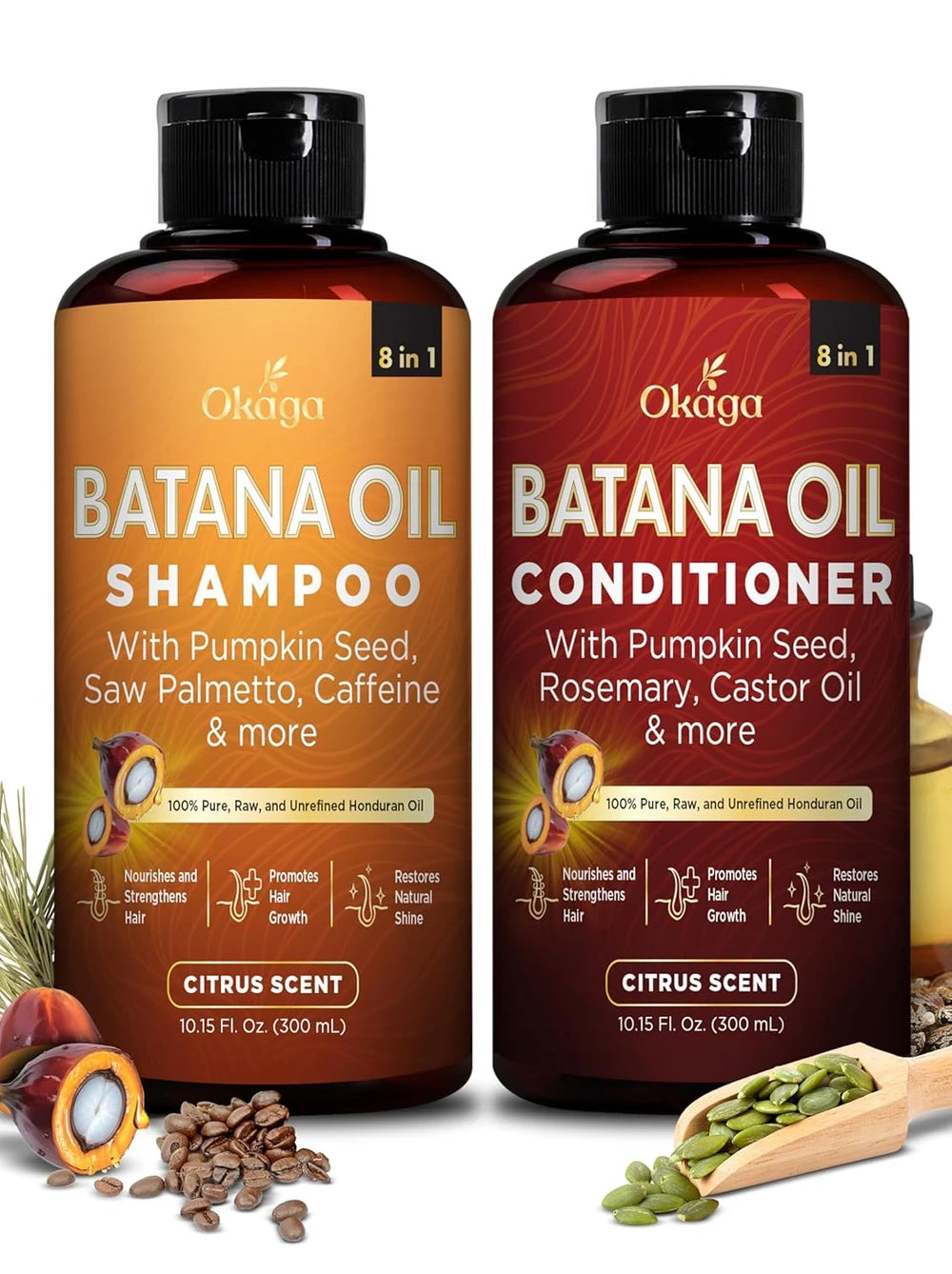 Okaga Batana Oil Shampoo Conditioner