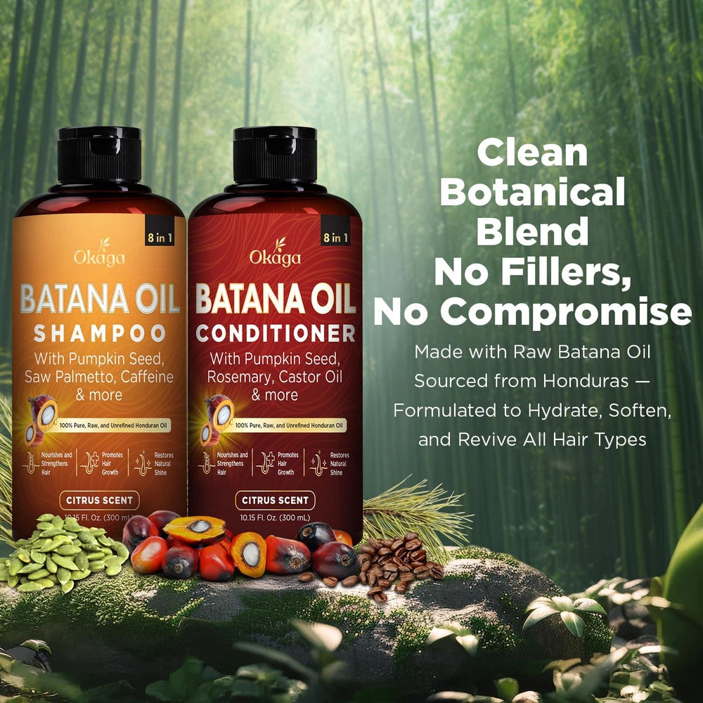 Okaga Batana Oil Shampoo Conditioner