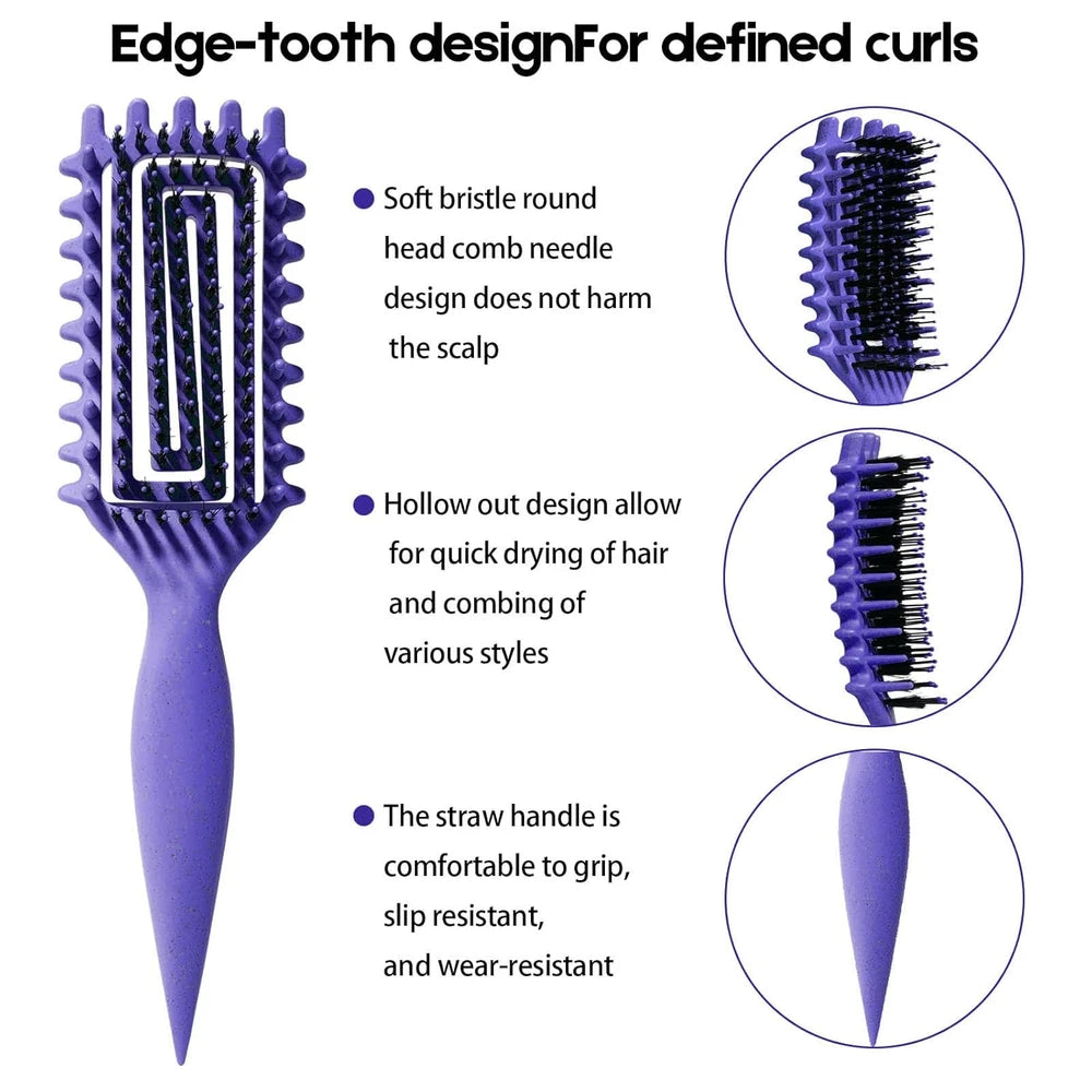 Curl Defining Brush Purple Pink