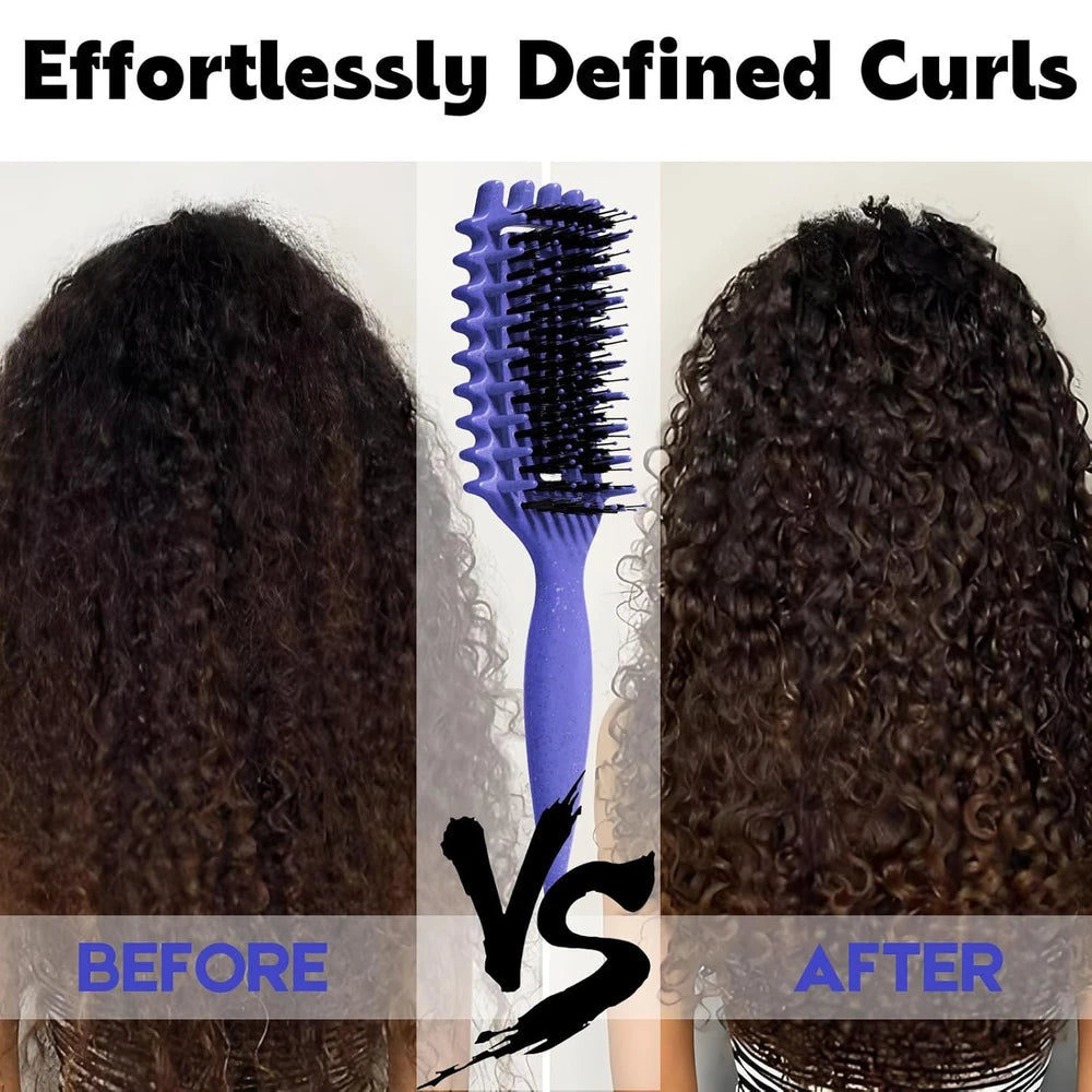 Curl Defining Brush Purple Pink