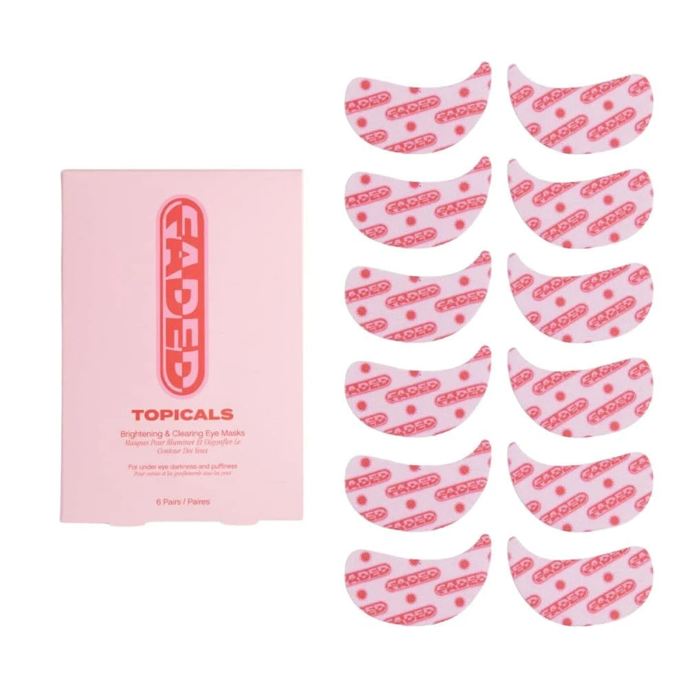 Faded Brightening Eye Masks