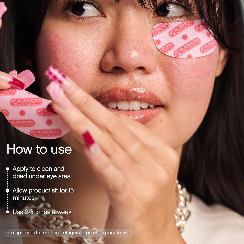 Faded Brightening Eye Masks